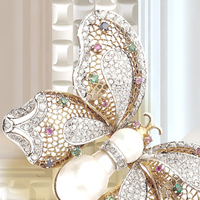 Niestandardowe 3D malowidła ścienne tapety malarstwo ścienne stereoskopowe ulga biżuteria kwiaty 3D TV do salonu tło w stylu murala De Parede 3D 6